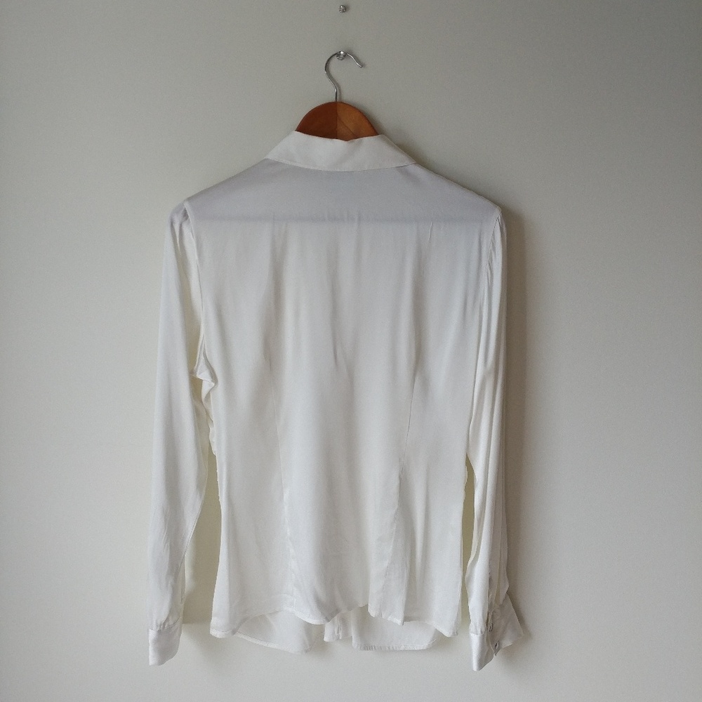 Cache White Button-Down Blouse - Picture 2 of 6
